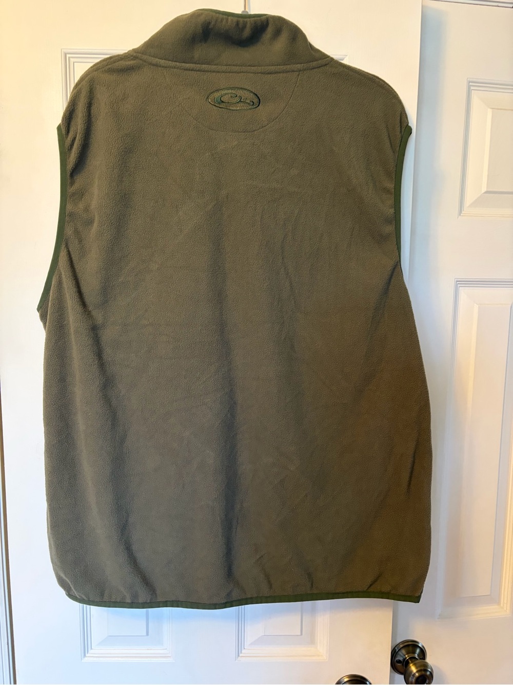 Drake Waterfowl Camp Fleece Vest Olive Green Size XL - Picture 2 of 7